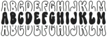 BFC Hocus Stacked Regular otf (400) Font LOWERCASE