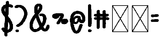 BFC Junipera Bold Regular otf (700) Font OTHER CHARS