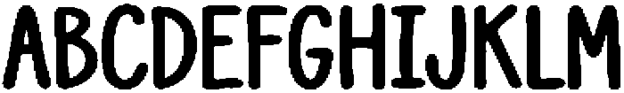 BFC Junipera Bold Regular otf (700) Font UPPERCASE