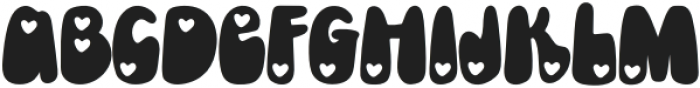 BFC Lovers Hearts Regular otf (400) Font UPPERCASE