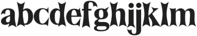 BFC Macabre Regular otf (400) Font LOWERCASE