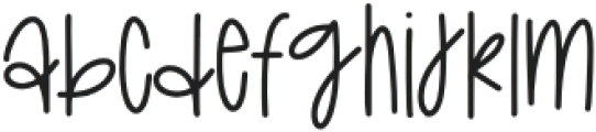 BFC Mainstay Regular otf (400) Font LOWERCASE