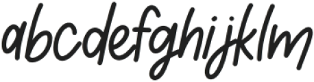 BFC Marshy Night Regular otf (400) Font LOWERCASE