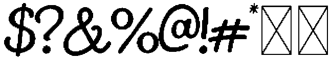 BFC Mistletoe Cottag Regular otf (400) Font OTHER CHARS