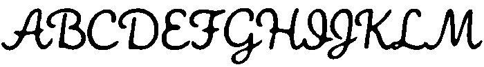 BFC Mistletoe Cottag Regular otf (400) Font UPPERCASE