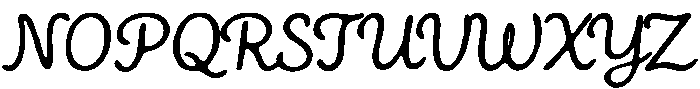 BFC Mistletoe Cottag Regular otf (400) Font UPPERCASE