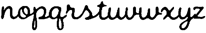BFC Mistletoe Cottag Regular otf (400) Font LOWERCASE