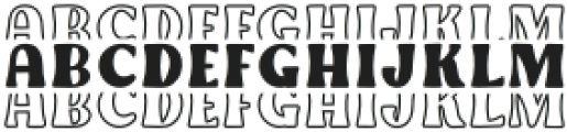BFC Neon Stacked Regular otf (400) Font LOWERCASE