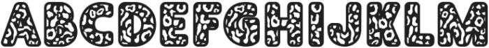 BFC Odu Regular otf (400) Font UPPERCASE