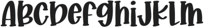 BFC Orange Minivan Regular otf (400) Font LOWERCASE