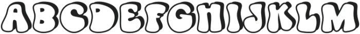 BFC Retro Cookie Sh Regular otf (400) Font UPPERCASE