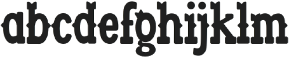 BFC Rodeo Spurs Regular otf (400) Font LOWERCASE