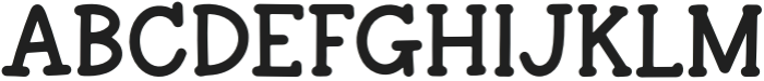 BFC Rustic Spruce Regular otf (400) Font LOWERCASE