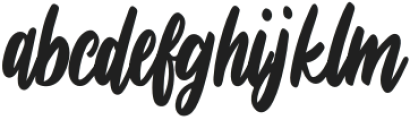 BFC Sharpie Script Regular otf (400) Font LOWERCASE