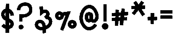 BFC Snowshoes Regular otf (400) Font OTHER CHARS