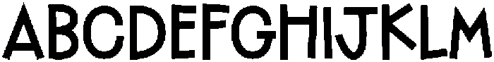 BFC Snowshoes Regular otf (400) Font UPPERCASE