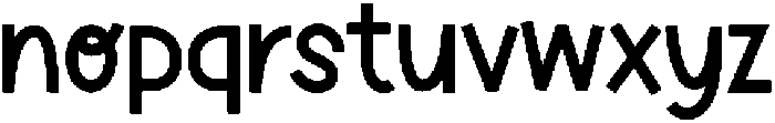 BFC Snowshoes Regular otf (400) Font LOWERCASE