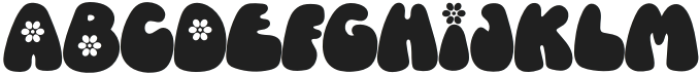 BFC Spring Retro Regular otf (400) Font LOWERCASE