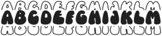 BFC Spring Stacked Regular otf (400) Font UPPERCASE