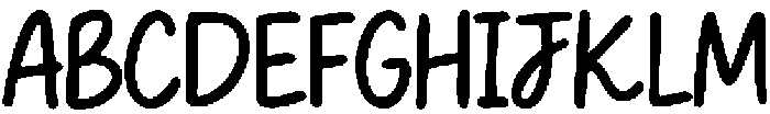 BFC Twinkling Regula Regular otf (400) Font UPPERCASE