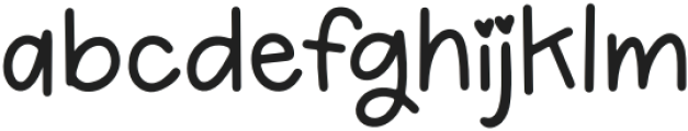 BFC Unlikely Island Regular otf (400) Font LOWERCASE