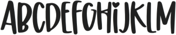 BFC Valentine Wishes Regular otf (400) Font LOWERCASE