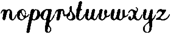 BFC Yuletide Regular otf (400) Font LOWERCASE