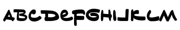 BFTinyHand-Regular Font UPPERCASE
