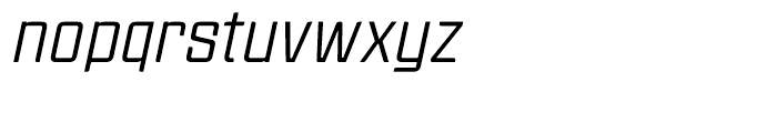 BF Anorak Light Italic Font LOWERCASE