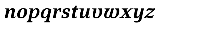 BF Fiona Serif Bold Italic Font LOWERCASE