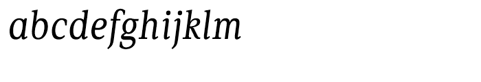 BF Invicta Medium Italic Font LOWERCASE