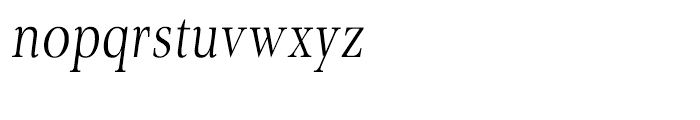 BF Invicta Regular Italic Font LOWERCASE
