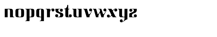 BF Jaruselsky Regular Font LOWERCASE