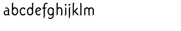 BF Synkop Regular Font LOWERCASE
