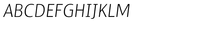 BF Tara Thin Italic Font UPPERCASE