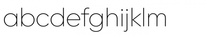 BF Garant Extra Light Font LOWERCASE