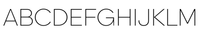 BF Garant Pro Extra Light Font UPPERCASE