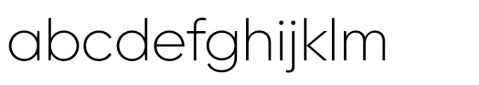BF Garant Pro Light Font LOWERCASE