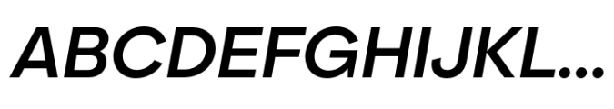 BF Garant Pro Semi Bold Italic Font UPPERCASE