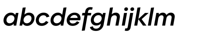 BF Garant Pro Semi Bold Italic Font LOWERCASE