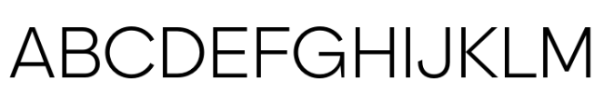 BF Garant Pro Semi Light Font UPPERCASE