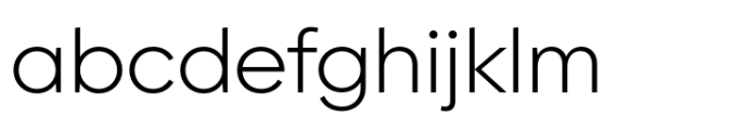 BF Garant Pro Semi Light Font LOWERCASE
