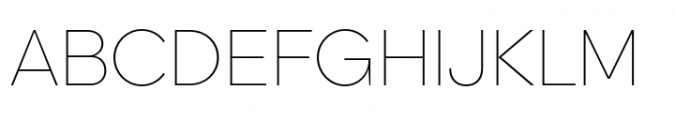 BF Garant Thin Font UPPERCASE