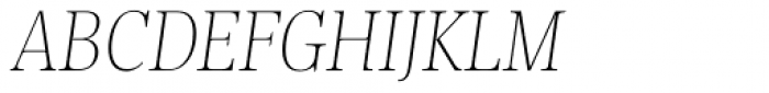 BF Rotwang Pro Thin Italic Font UPPERCASE