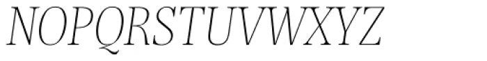 BF Rotwang Pro Thin Italic Font UPPERCASE