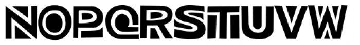 Bfrika Font UPPERCASE