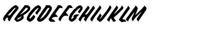BG Casual Font UPPERCASE