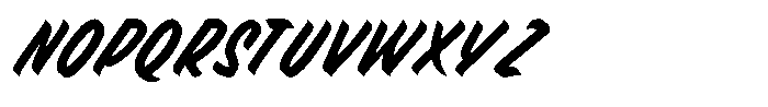 BG Casual Font UPPERCASE