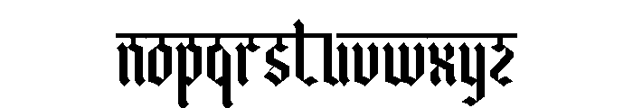 BHAVINDRA-Regular Font LOWERCASE