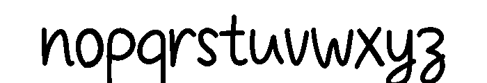 Bhadanta Font LOWERCASE